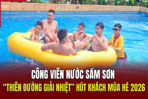 Công viên nước Sầm Sơn – “thiên đường giải nhiệt” hút khách mùa hè 2026