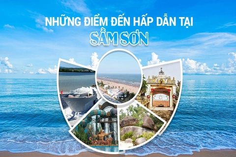 [Infographics] Những điểm đến hấp dẫn tại Sầm Sơn