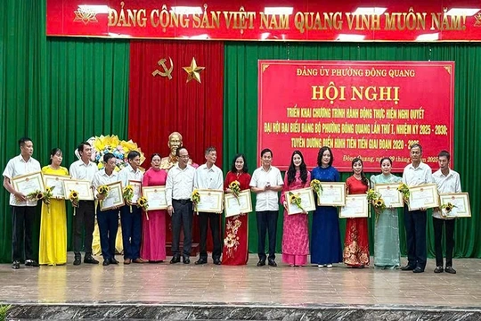 Lan tỏa các phong trào thi đua yêu nước ở phường Đông Quang