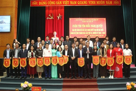 Sôi nổi cuộc thi tìm hiểu Nghị quyết Đại hội Đảng bộ các cấp - Cụm thi số IV