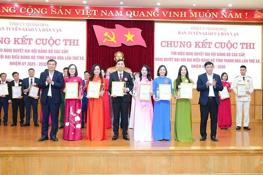 Dấu ấn cuộc thi tìm hiểu nghị quyết của Đảng