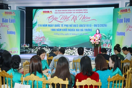 Hội Doanh nghiệp xã Hoằng Hóa tổ chức gặp mặt, chúc mừng Ngày Quốc tế Phụ nữ