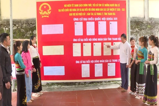 Bản làng trước ngày bỏ phiếu