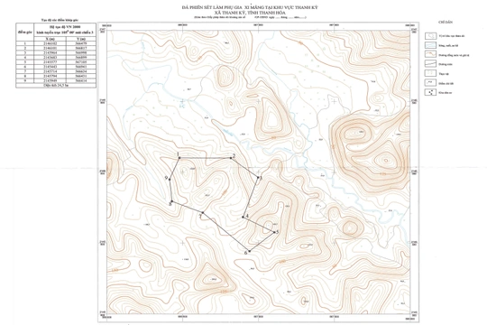 Kết quả lựa chọn tổ chức, cá nhân để xem xét cấp giấy phép thăm dò khoáng sản tại mỏ đá xã Thanh Kỳ