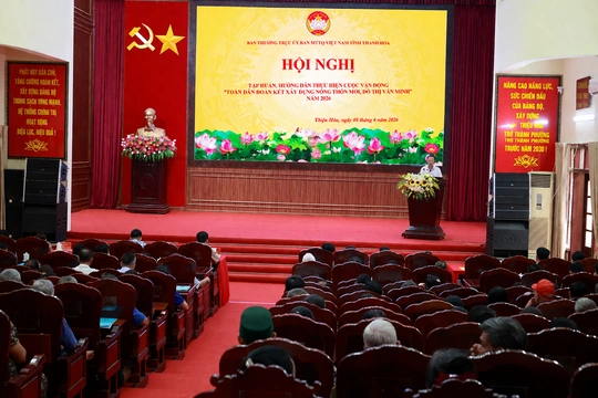 Tập huấn hướng dẫn thực hiện Cuộc vận động “Toàn dân đoàn kết xây dựng nông thôn mới, đô thị văn minh” năm 2026