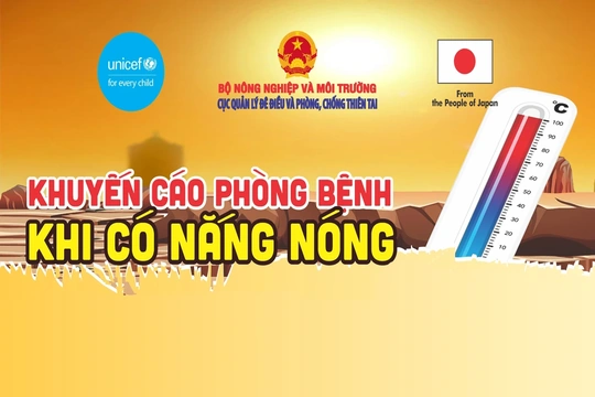 [Infographics] Khuyến cáo phòng bệnh khi có nắng nóng