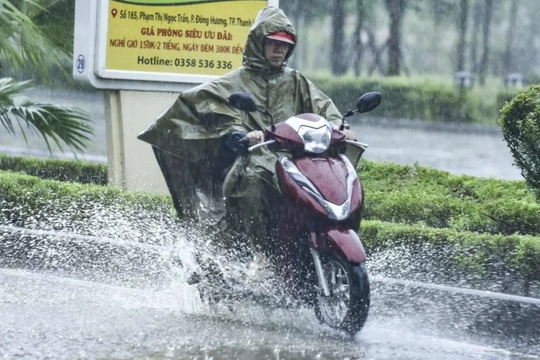 Khu vực Thanh Hóa&nbsp;nhiệt độ thấp nhất 20-22 độ C, mưa dông bao trùm