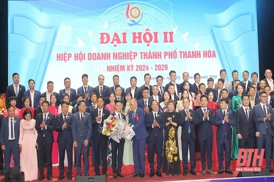 Đại hội Hiệp hội Doanh nghiệp TP Thanh Hóa lần thứ II, nhiệm kỳ 2024-2029