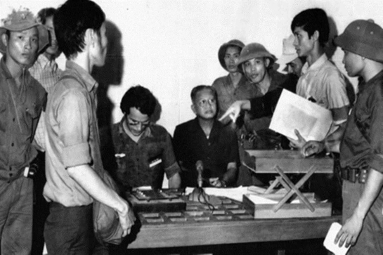 Nghe lại lời tuyên bố đầu hàng của Tổng thống chính quyền Việt Nam Cộng hòa Dương Văn Minh trưa 30/4/1975