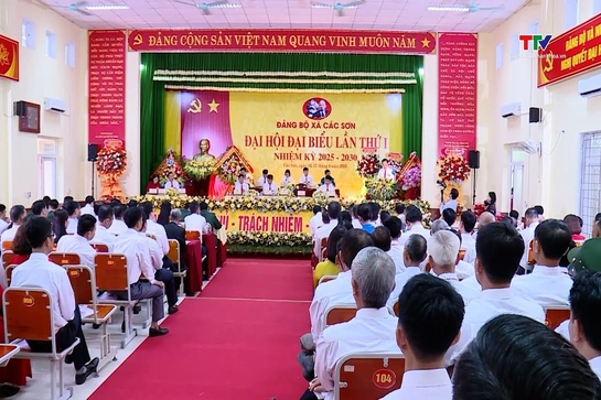 [Video] Đại hội đại biểu Đảng bộ xã Các Sơn lần thứ I nhiệm kỳ 2025 - 2030