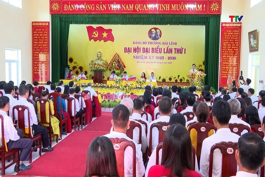 [Video] Đại hội Đại biểu Đảng bộ phường Hải Lĩnh Lần thứ nhất nhiệm kỳ 2025- 2030