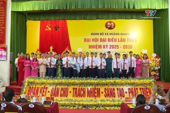 [Video] Đại hội đại biểu Đảng bộ xã Hoằng Giang, nhiệm kỳ 2025-2030