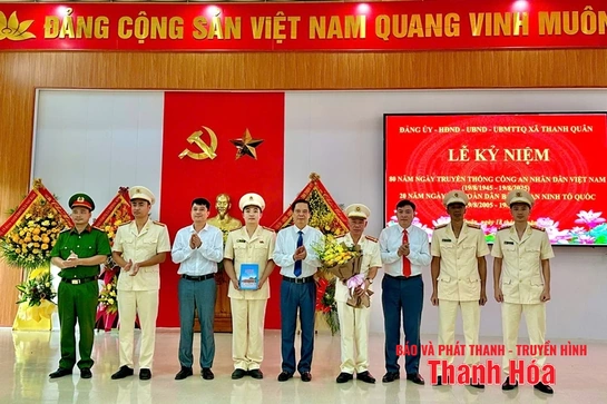 Xã Thanh Quân kỷ niệm 80 năm Ngày truyền thống CAND Việt Nam và 20 năm “Ngày hội toàn dân bảo vệ ANTQ”