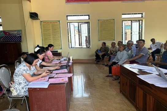 Xã Hoạt Giang hoàn thành trên 80% tiến độ thu thập dữ liệu về đất đai