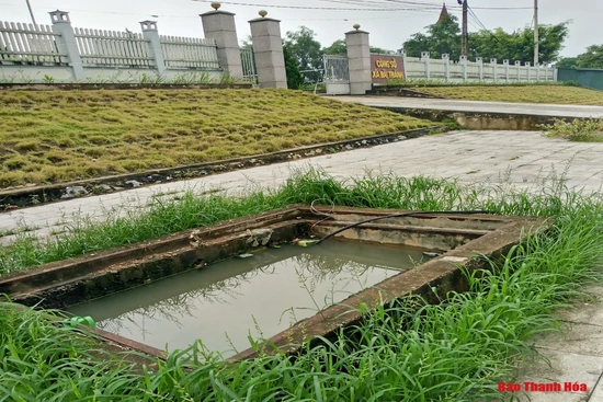Huyện Như Xuân: Hố ga không đậy nắp đe dọa tính mạng người dân
