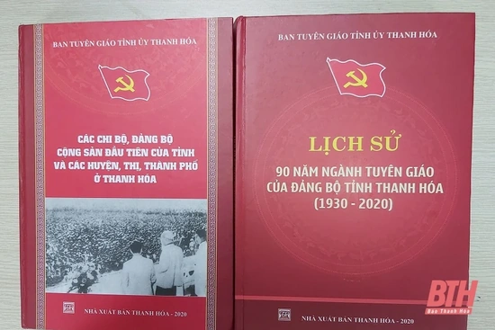 Ban Tuyên giáo Tỉnh ủy biên soạn, xuất bản 2 cuốn sách mới