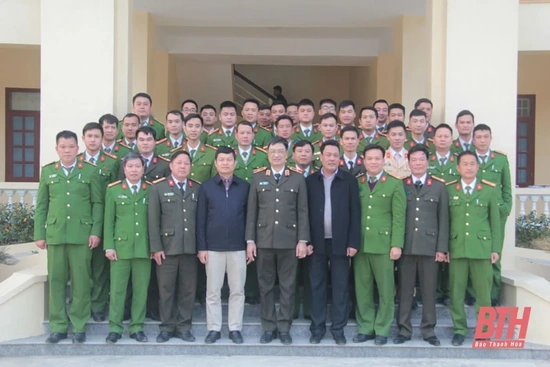 Giám đốc Công an tỉnh kiểm tra công tác đảm bảo an ninh - trật tự Tết Nguyên đán Tân Sửu 2021