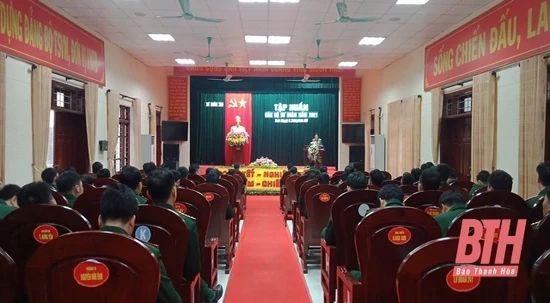 Sư đoàn 390, Quân đoàn 1 tổ chức tập huấn cán bộ năm 2021