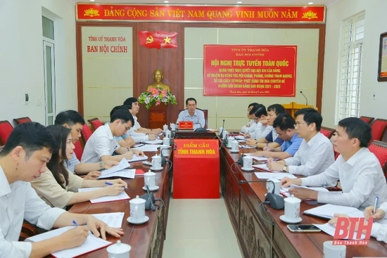 Quán triệt Nghị quyết Đại hội XIII của Đảng về nhiệm vụ công tác nội chính, phòng, chống tham nhũng