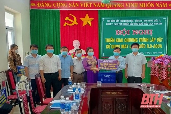 Hỗ trợ máy lọc nước sạch cho nông dân