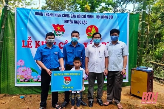 Khởi công xây dựng “Ngôi nhà khăn quàng đỏ” cho học sinh nghèo huyện Ngọc Lặc