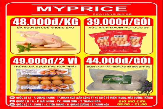 Nhiều chương trình ưu đãi tại chuỗi siêu thị giá rẻ  MYPRICE