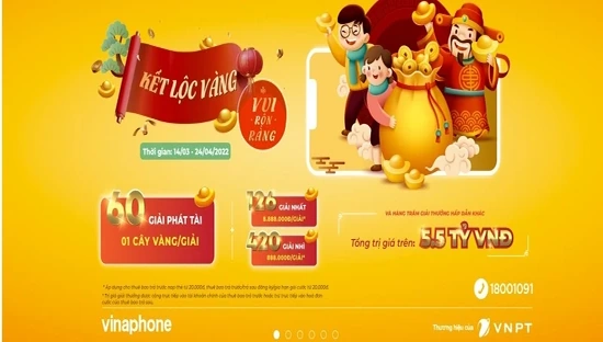 “Kết lộc vàng - vui rộn ràng” cùng VinaPhone