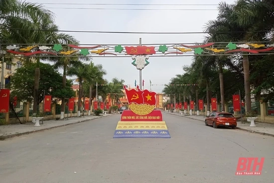 Thiệu Hóa tích cực chuẩn bị cho Lễ công bố huyện đạt chuẩn nông thôn mới