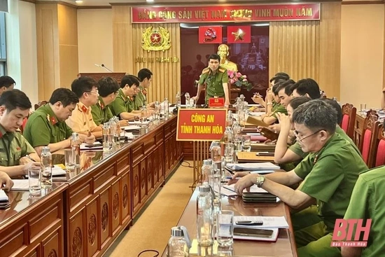 Công an Thanh Hóa mở  đợt cao điểm tấn công, trấn áp tội phạm ma tuý và tội phạm trộm cắp tài sản