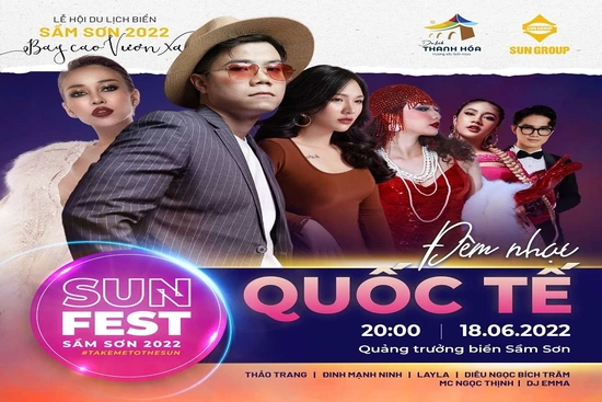 Sống lại những ca khúc nhạc quốc tế bất hủ tại đêm nghệ thuật Sun Fest thứ 8