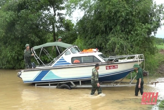 Thạch Thành triển khai phương án sẵn sàng ứng phó với lũ trên sông Bưởi
