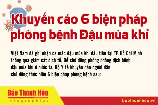 Khuyến cáo 6 biện pháp phòng bệnh Đậu mùa khỉ