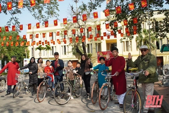 Không gian trưng bày xe đạp cổ...