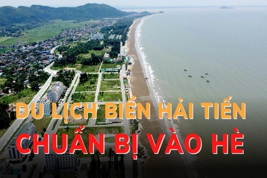 Du lịch biển Hải Tiến chuẩn bị vào hè