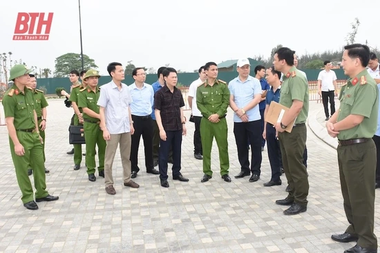 Bảo đảm an ninh, an toàn tại Lễ  kỷ niệm 60 năm thành lập đô thị Sầm Sơn và khai mạc Lễ hội du lịch biển năm 2023
