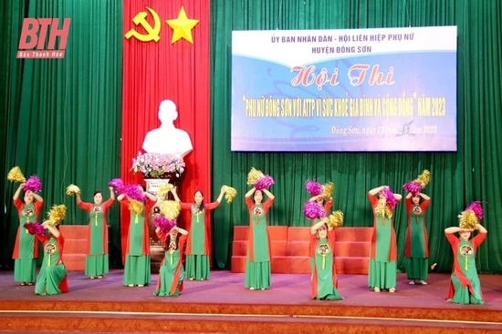 Hội thi Phụ nữ Đông Sơn với an toàn vệ sinh thực phẩm