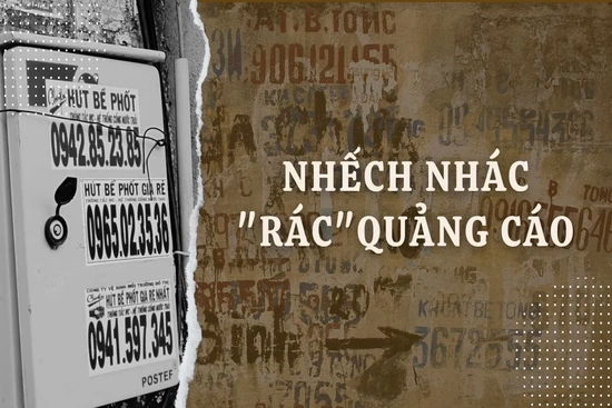 Nhếch nhác “rác” quảng cáo