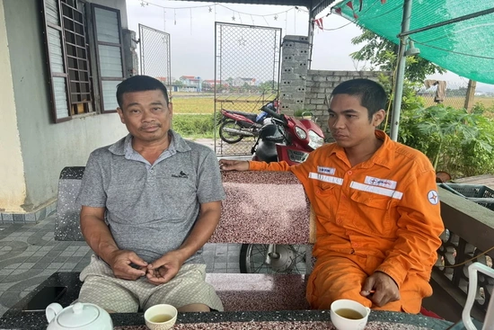 Công nhân Điện lực Nga Sơn cứu sống người dân bị điện giật
