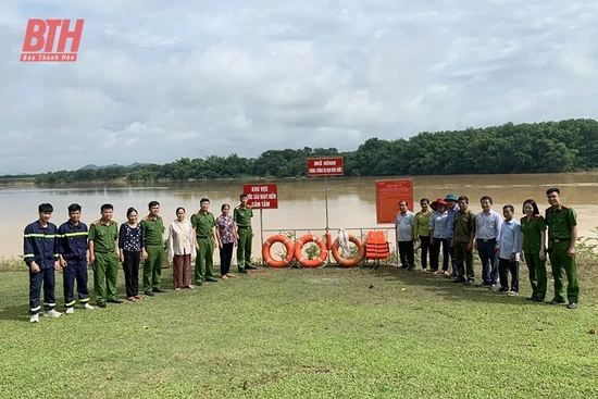Ra mắt mô hình “Phòng chống tai nạn đuối nước” tại huyện Vĩnh Lộc