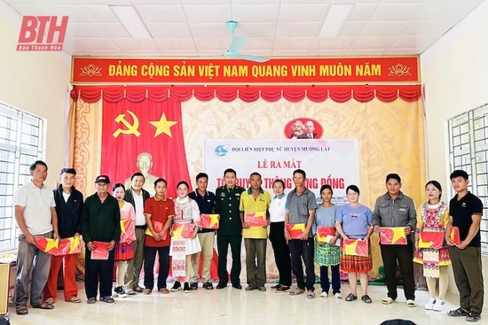 Ra mắt tổ truyền thông cộng đồng tại các bản thuộc xã Trung Lý (Mường Lát)
