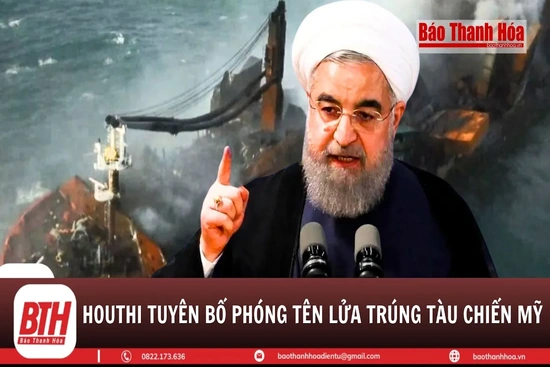 Houthi tấn công tàu chiến Mỹ bằng tên lửa đạn đạo