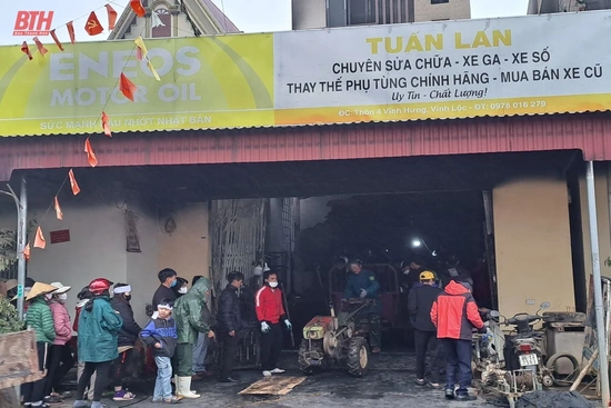 Cháy nhà dân trong đêm tại huyện Vĩnh Lộc