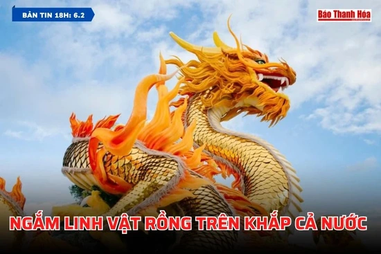 [ Bản tin 18h]  Ngắm linh vật rồng trên khắp cả nước