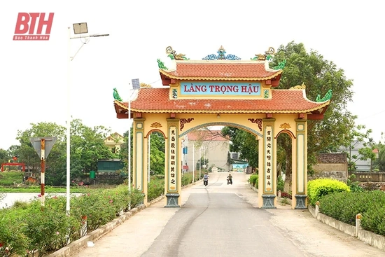 Hoằng Quỳ khơi nguồn lực xây dựng xã nông thôn mới nâng cao
