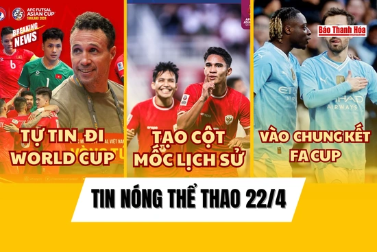 Tin thể thao 22/4:  HLV trưởng ĐT Futsal Việt Nam tự tin giành vé đi World Cup; Kịch bản nào để  Real Madrid lên ngôi vô địch La Liga?