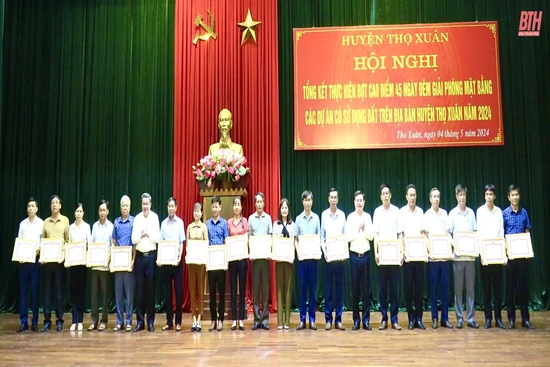 Thọ Xuân: Giải phóng mặt bằng gần 80ha các dự án có sử dụng đất trong đợt cao điểm 45 ngày đêm