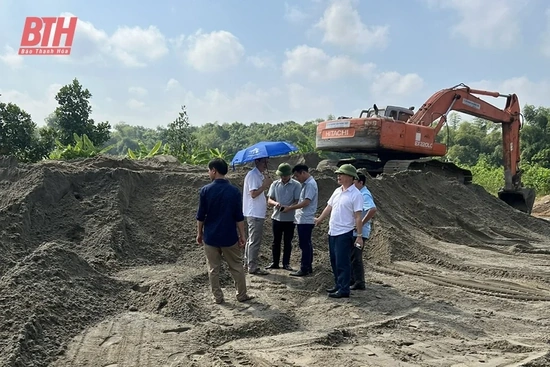 Thiệu Hóa tăng cường quản lý tài nguyên khoáng sản
