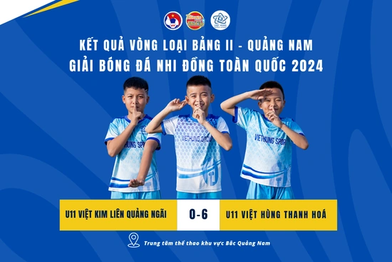 U11 Việt Hùng Thanh Hoá tiếp tục “làm mưa làm gió” với những vũ điệu futsal đẹp mắt tại Vòng loại Giải Bóng đá Nhi đồng toàn quốc 2024