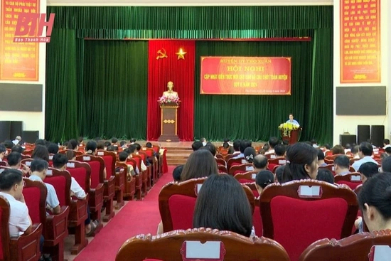 Thọ Xuân cập  nhật kiến thức mới cho cán bộ chủ chốt