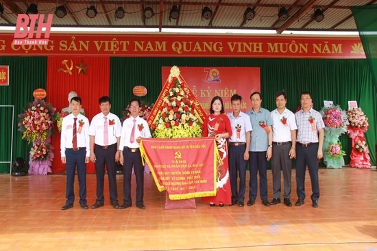 Đảng bộ xã Hòa Lộc kỷ niệm 70 năm ngày thành lập